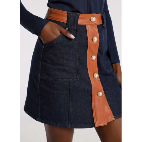 Jupe denim