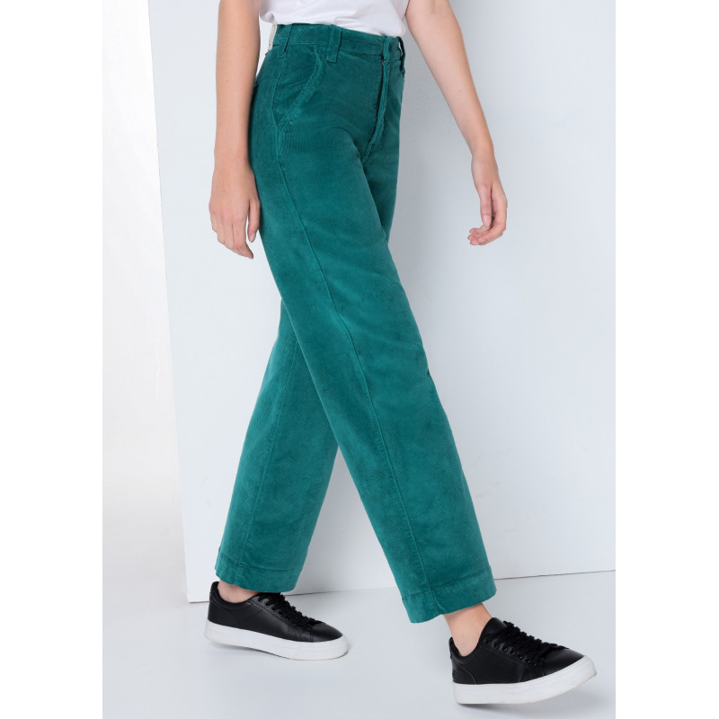 Pantalon Jambe Ample Droite | Olivia Ghalia