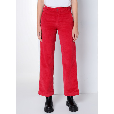 Pantalon Jambe Ample Droite | Olivia Ghalia