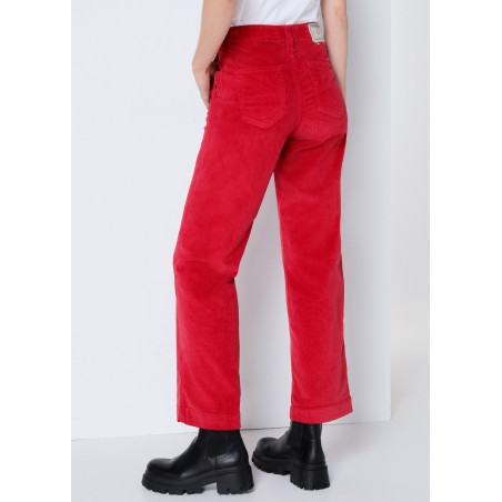 Pantalon Jambe Ample Droite | Olivia Ghalia