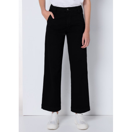 Pantalon Jambe Ample Droite | Olivia Lilou