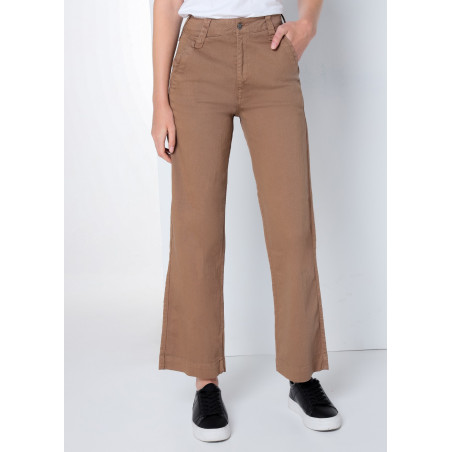 Pantalon Jambe Ample Droite | Olivia Lilou