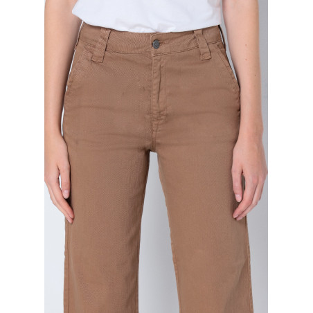 Pantalon Jambe Ample Droite | Olivia Lilou