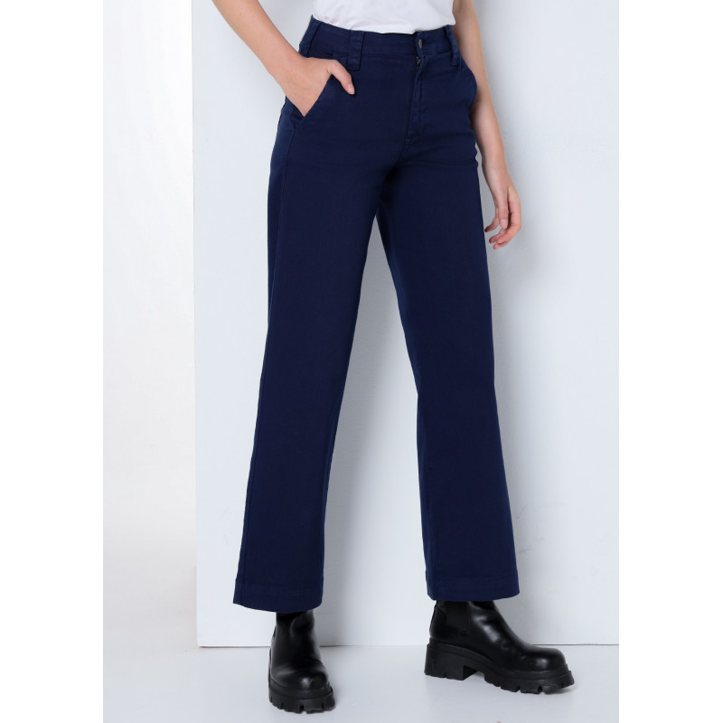 Pantalon Jambe Ample Droite | Olivia Lilou