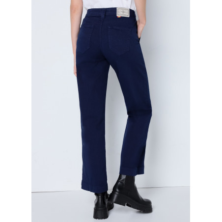 Pantalon Jambe Ample Droite | Olivia Lilou