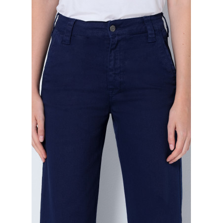 Pantalon Jambe Ample Droite | Olivia Lilou