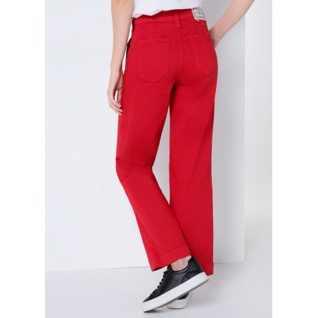 Pantalon Jambe Ample Droite | Olivia Lilou