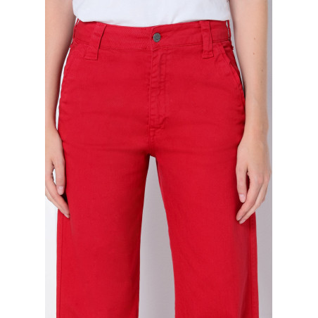 Pantalon Jambe Ample Droite | Olivia Lilou