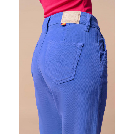 Pantalon Jambe Ample Droite | Olivia Ghalia