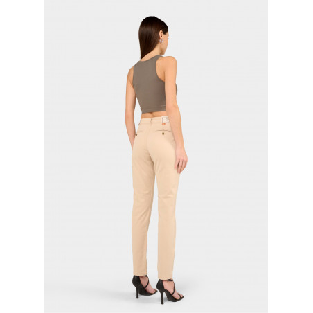 CLYDE-NECTAR - Pantalon Chino - Slim - Satin Elastique Longueur Courte | Tailles en Pouces