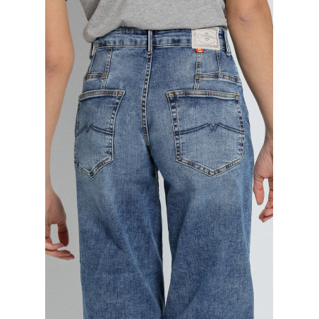 AURORA BLUM - Jean |Coupe Large court| Taille en pouces