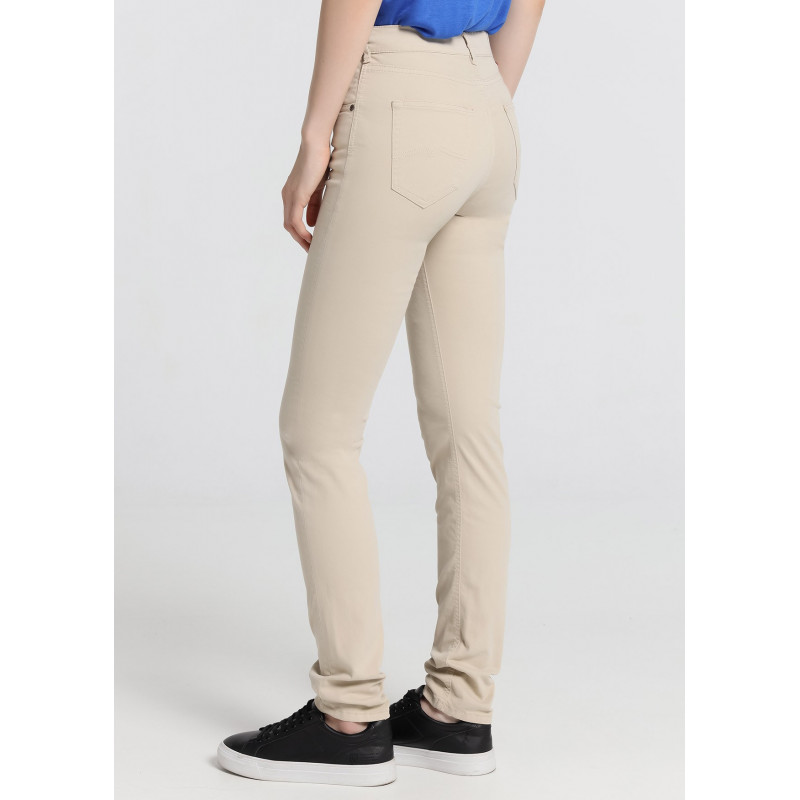 Pantalon NOUFLORE SATEN - Coupe Slim - Taille Moyenne|Taille en Pouces