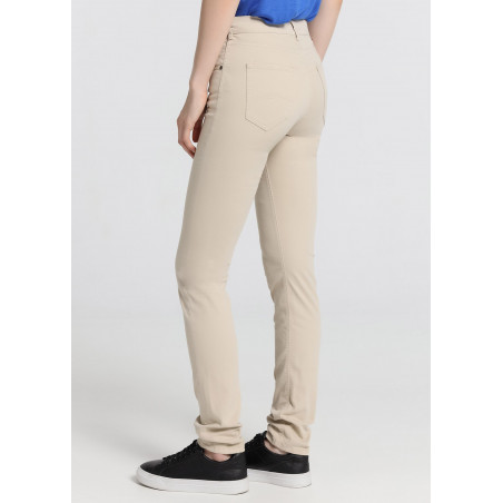 Pantalon NOUFLORE SATEN - Coupe Slim - Taille Moyenne|Taille en Pouces