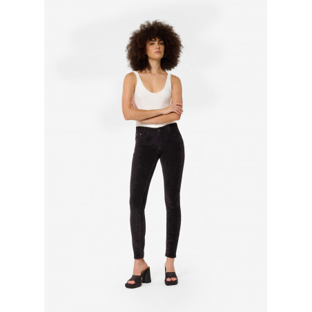 CASSIS LEIN - Pantalon Coupe skinny -Taille basse | Taille en pouces