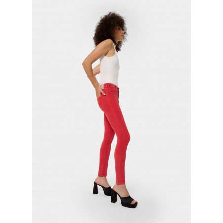 CASSIS LEIN - Pantalon Coupe skinny - Taille basse | Taille en pouces