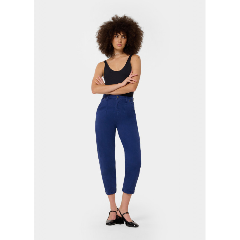BERTA PAGE - Pantalon | Coupe ballon| Taille en pouces