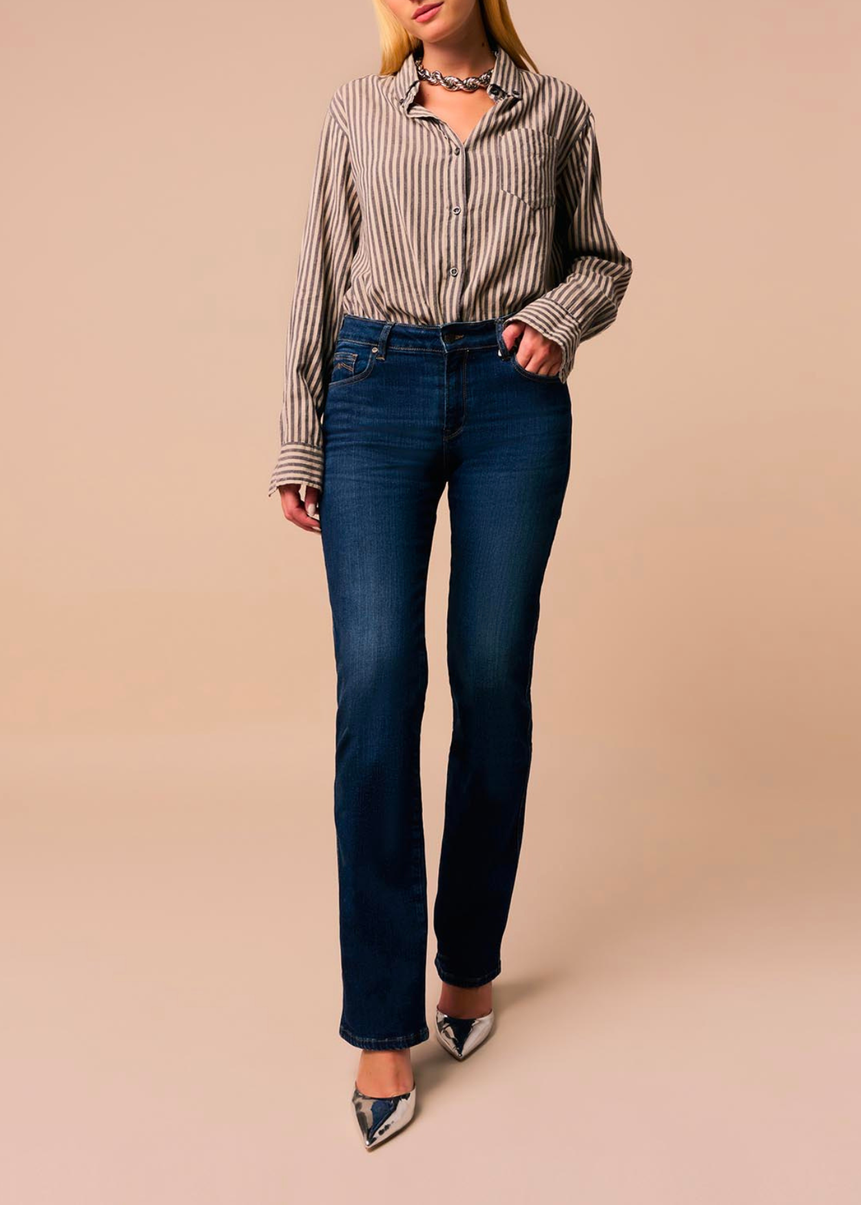 Jeans Levi's Kids délavé - Bleu foncé - Fille - 39.51