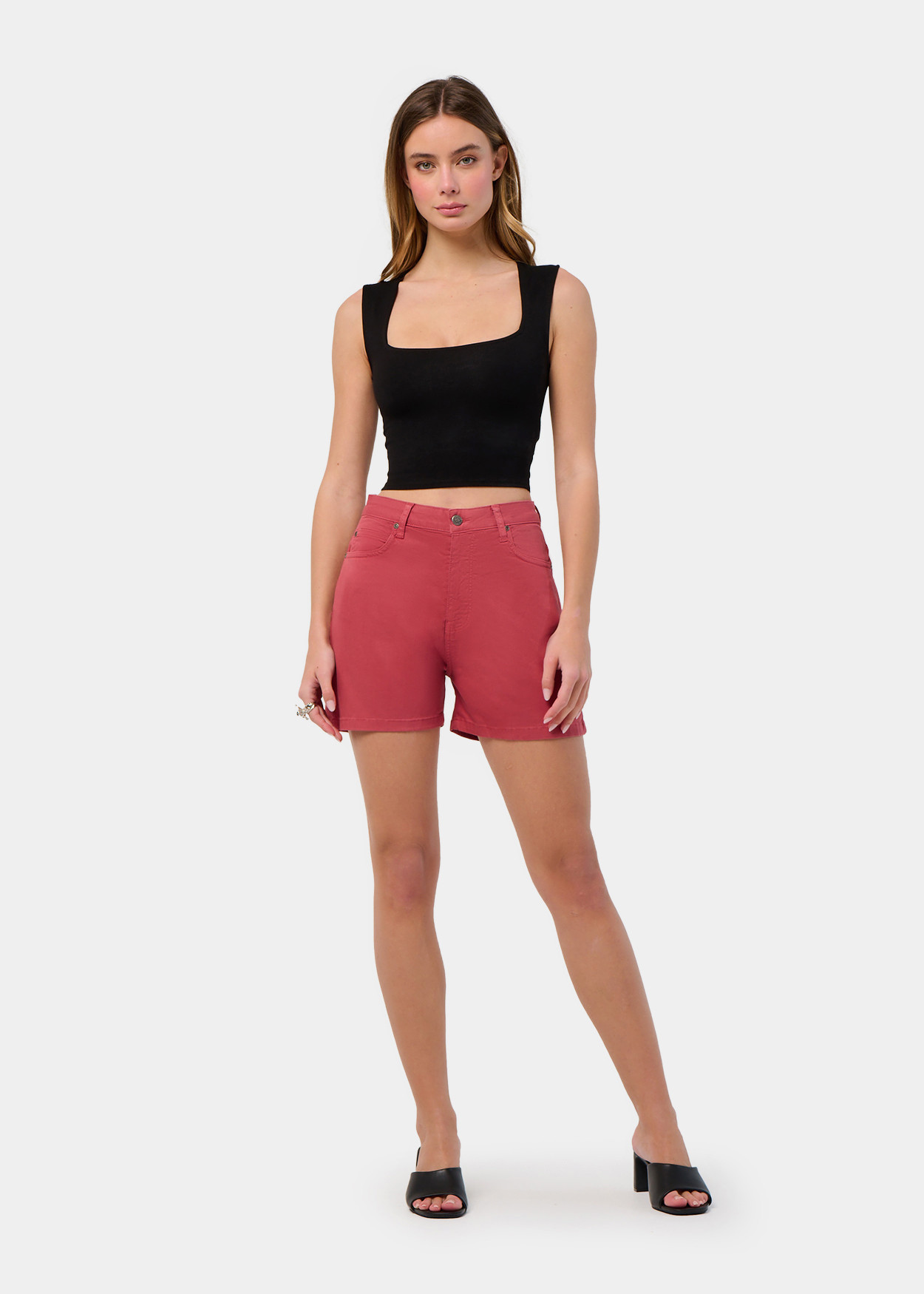 Short long melrose-aude rouge femme