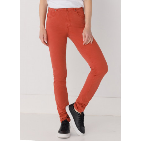 Pantalon | Nouflore-Satin Pêche