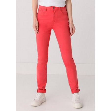 Pantalon | Nouflore-Satin Pêche