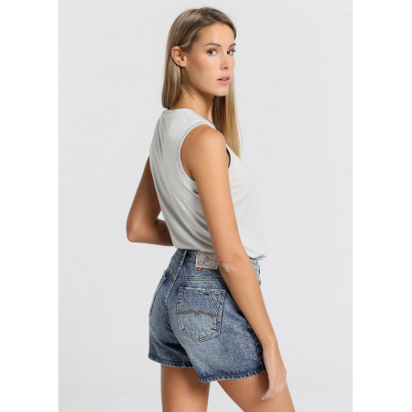 Short jean : Taille naturelle | Taille en pouces